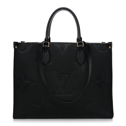 Louis Vuitton Empreinte Monogram Giant Onthego MM Black 1 of 10