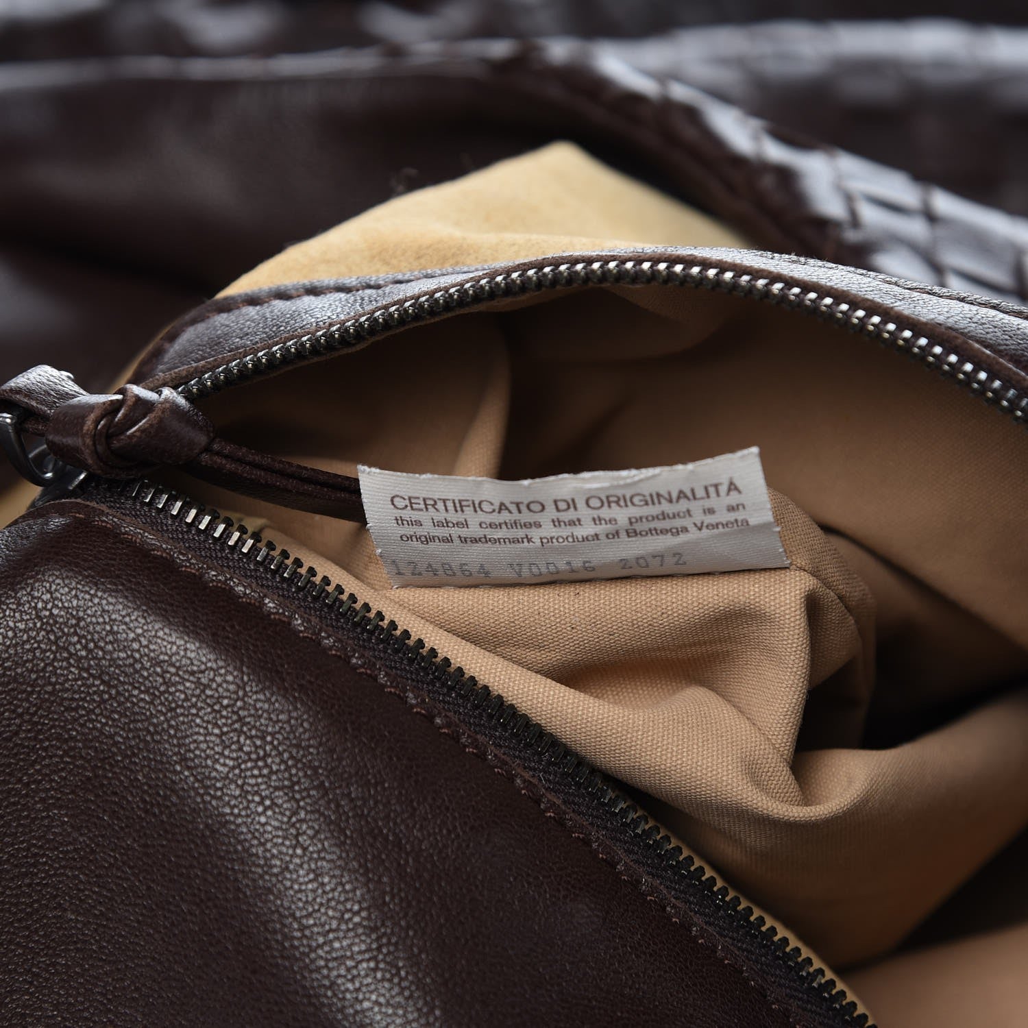 Bottega Veneta Nappa Intrecciato Large Campana Ebano 3 of 10