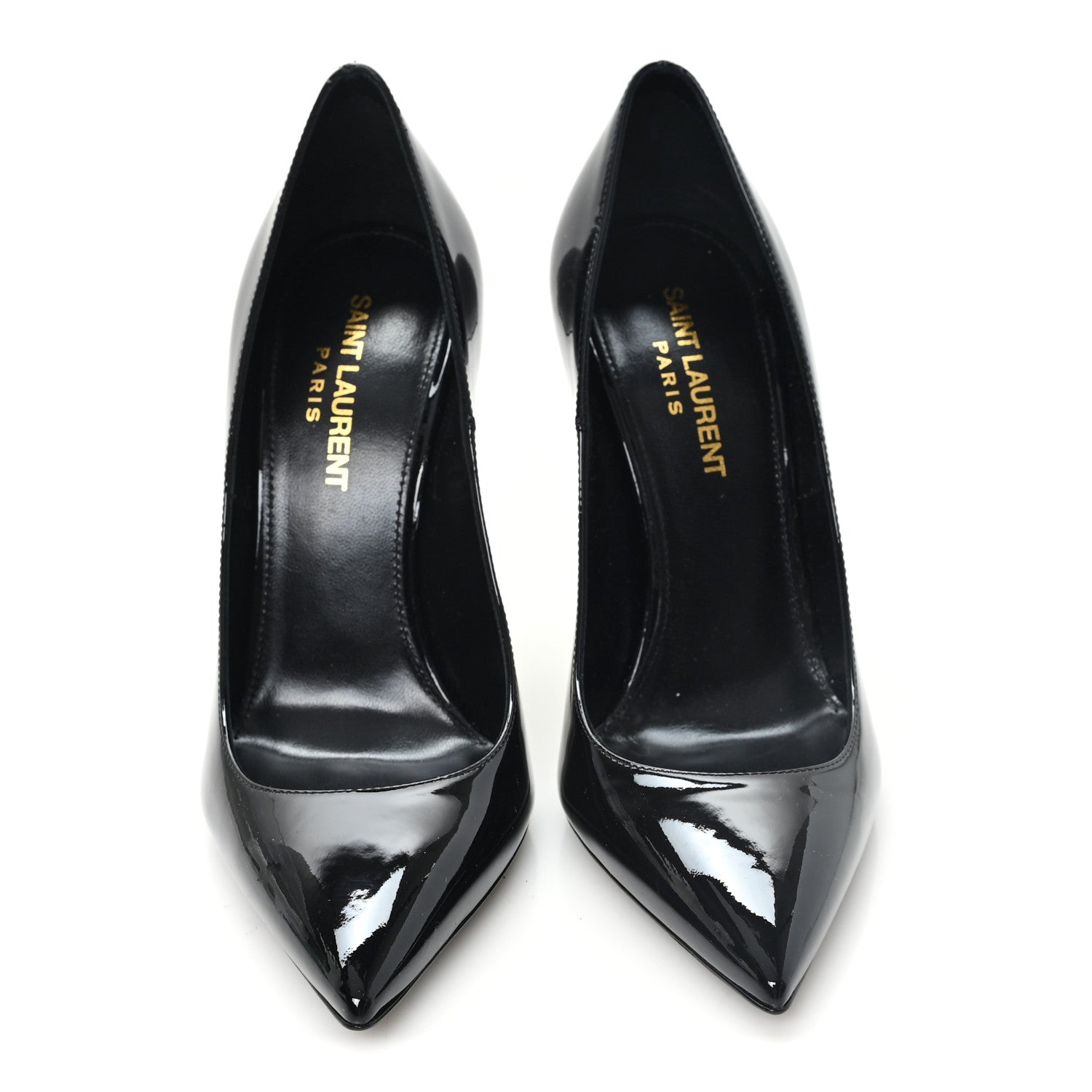 Saint Laurent Patent Opyum 110 Pumps 36 Black Gold 36 Black Gold 3 of 10