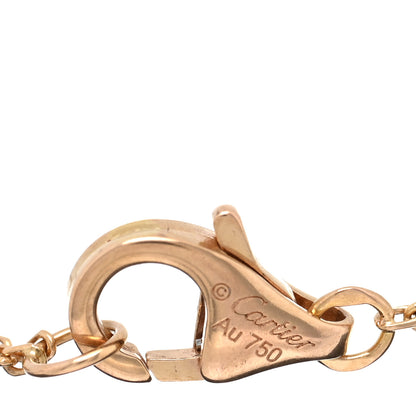 Cartier 18K Pink Gold Diamond XS Carnelian Amulette de Cartier Bracelet 3 of 3