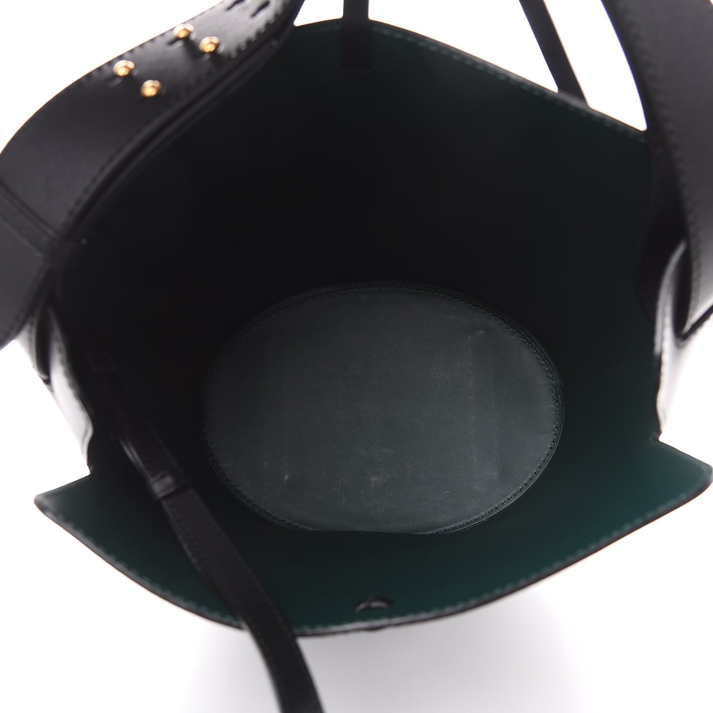 Supple Calfskin Medium Bucket Black