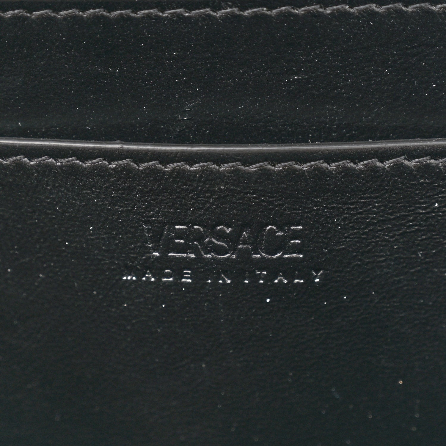 Versace Calfskin Greca Goddess Top Handle Bag Black 6 of 11