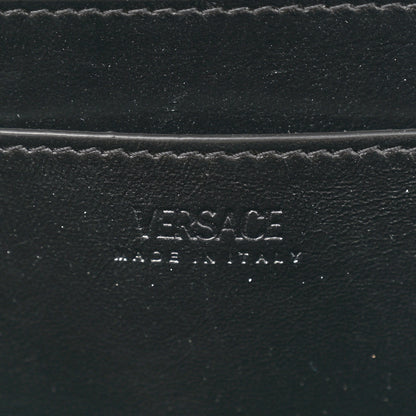 Versace Calfskin Greca Goddess Top Handle Bag Black 6 of 11