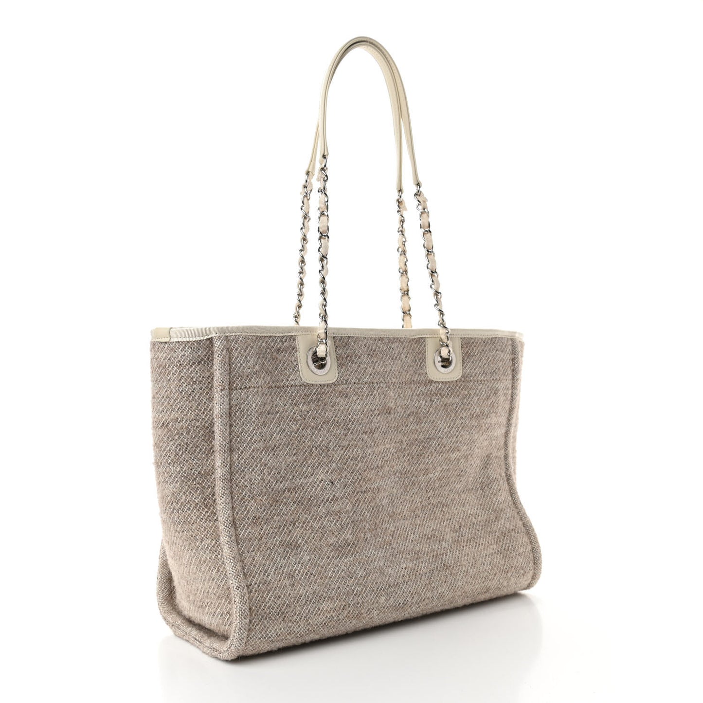Mixed Fibers Small Deauville Tote Light Grey