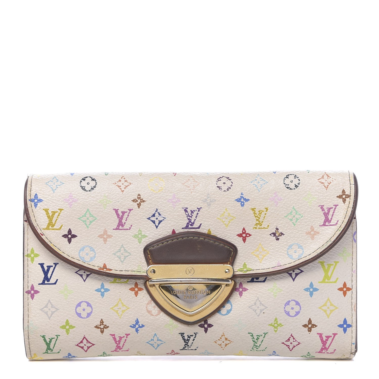 Louis Vuitton Monogram Multicolor Eugenie Wallet White 1 of 19