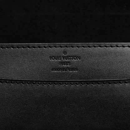 Louis Vuitton Calfskin Chain Louise GM Black 6 of 7