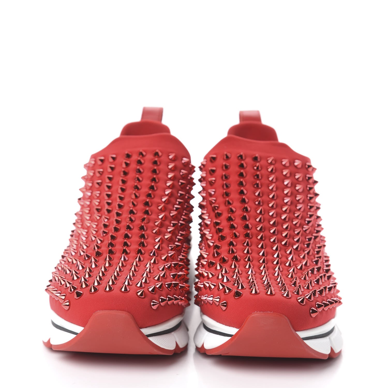 Christian Louboutin Neoprene Spike Sock Donna Flat Sneakers 41 Loubi 3 of 7