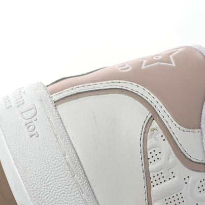 Christian Dior Calfskin Oblique Laser Perforated Dior One Low Sneakers 39 White Nude 12 of 14