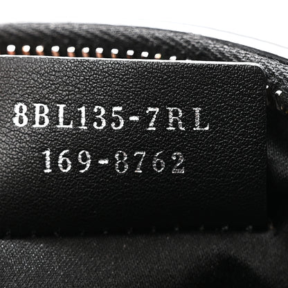 Fendi Shiny Nappa Crystal Croc Tail Mini By The Way Boston Bag Black Smoky Quartz 7 of 10