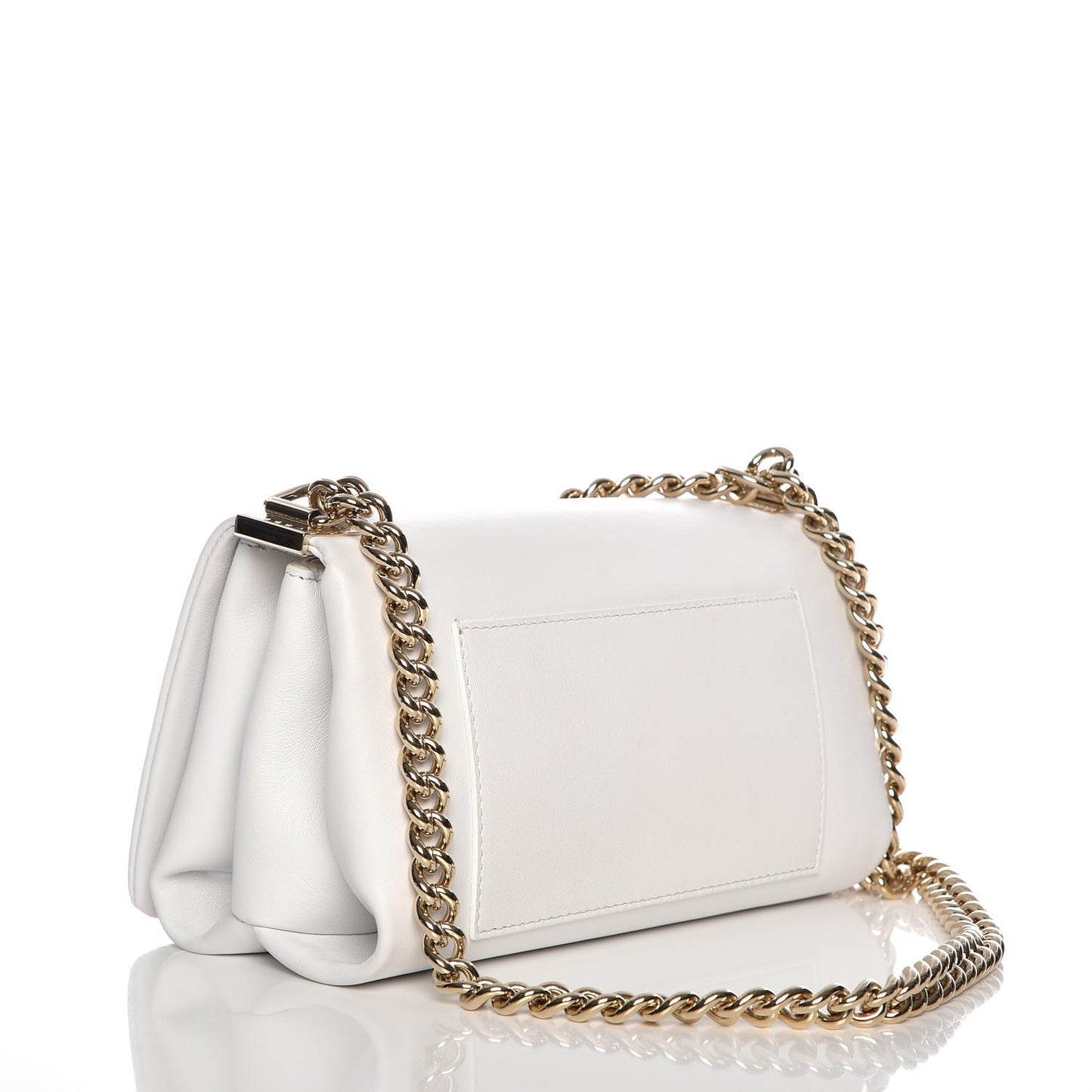 Nappa Palazzo Sultan Shoulder Bag White