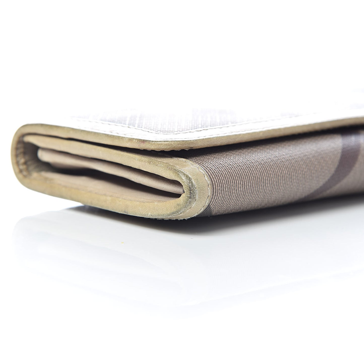 Smoked Check Continental Wallet Trench