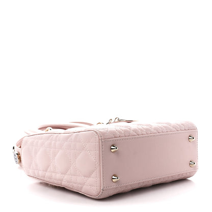Christian Dior Lambskin Cannage Small Lucky Badges My Lady Dior Pink 4 of 10