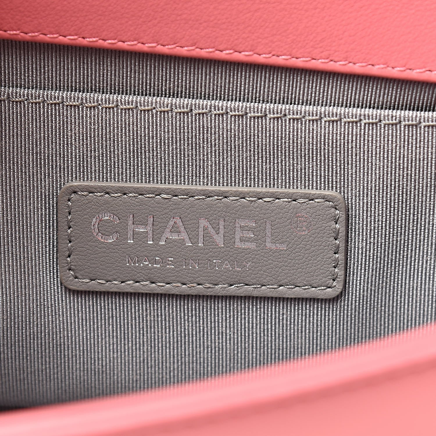 Chanel Calfskin Chevron Quilted Small Boy Flap Pink 6 of 11