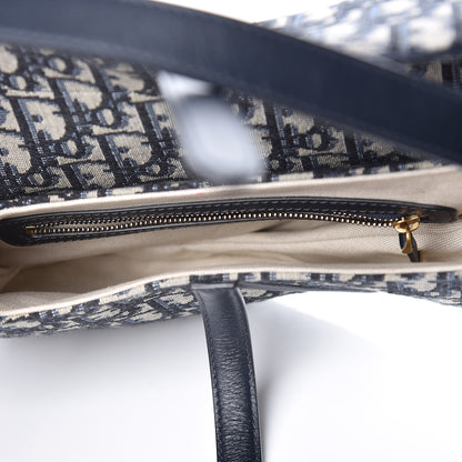 Christian Dior Oblique Saddle Bag Blue 5 of 9