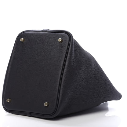 Hermes Taurillon Clemence Picotin Lock 22 MM Black 7 of 11