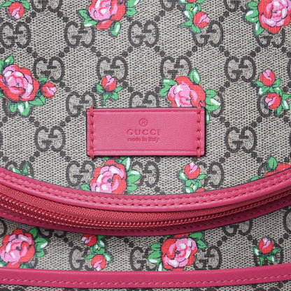 Gucci GG Supreme Monogram Rose Bud Diaper Bag Pink 7 of 11