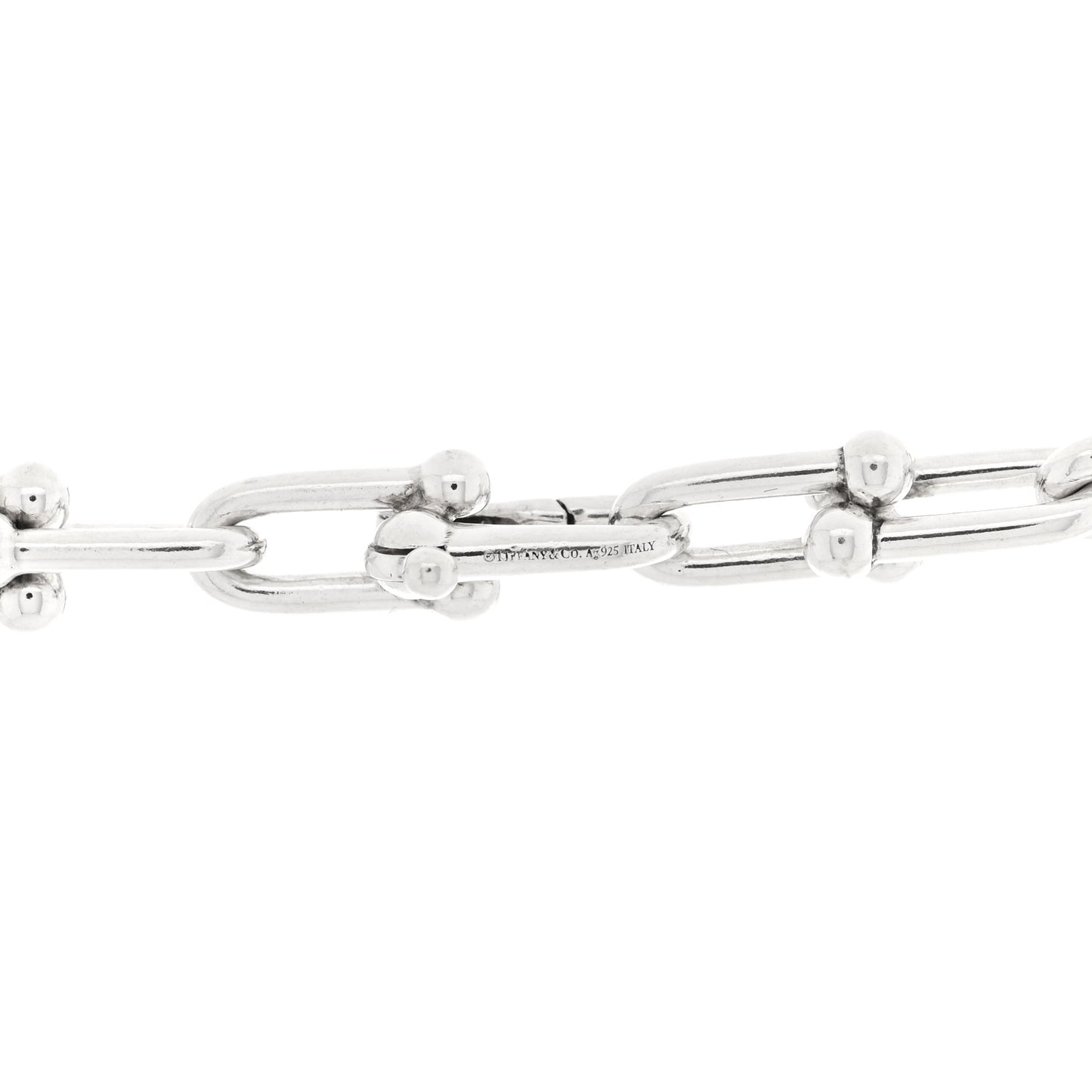 Sterling Silver HardWear Graduated Link Necklace