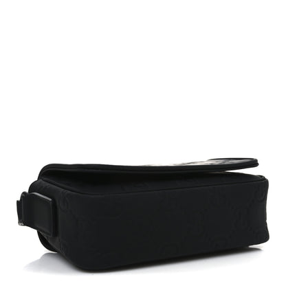 Gucci Rubber Effect Calfskin GG Mini Messenger Bag Black 4 of 10