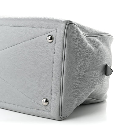 Hermes Taurillon Clemence Victoria II 43 Travel Bleu Glacier 10 of 10