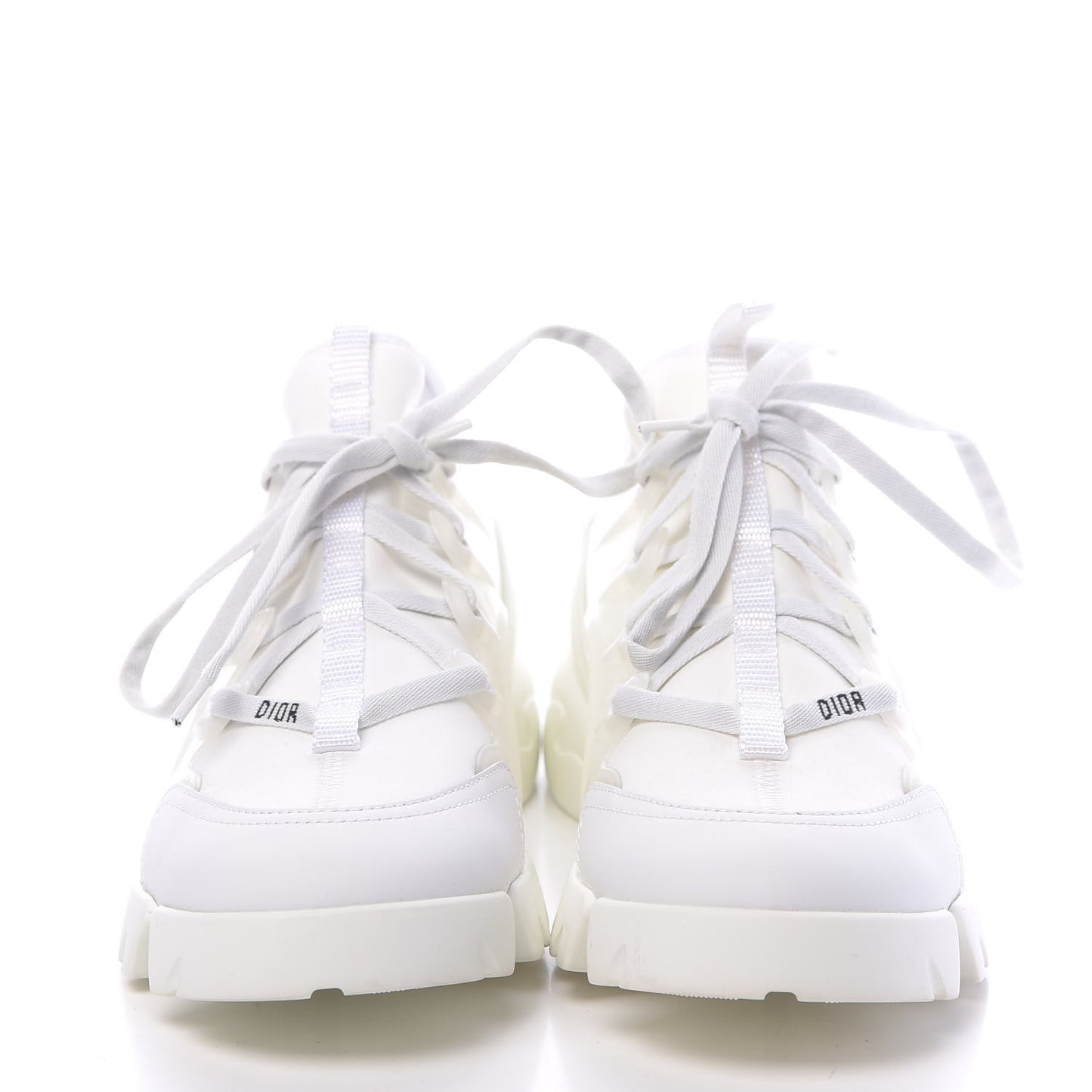 Technical Fabric Rubber Womens D-Connect Sneakers 39 White