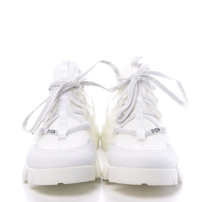 Christian Dior Technical Fabric Rubber Womens D-Connect Sneakers 39 White 2 of 8