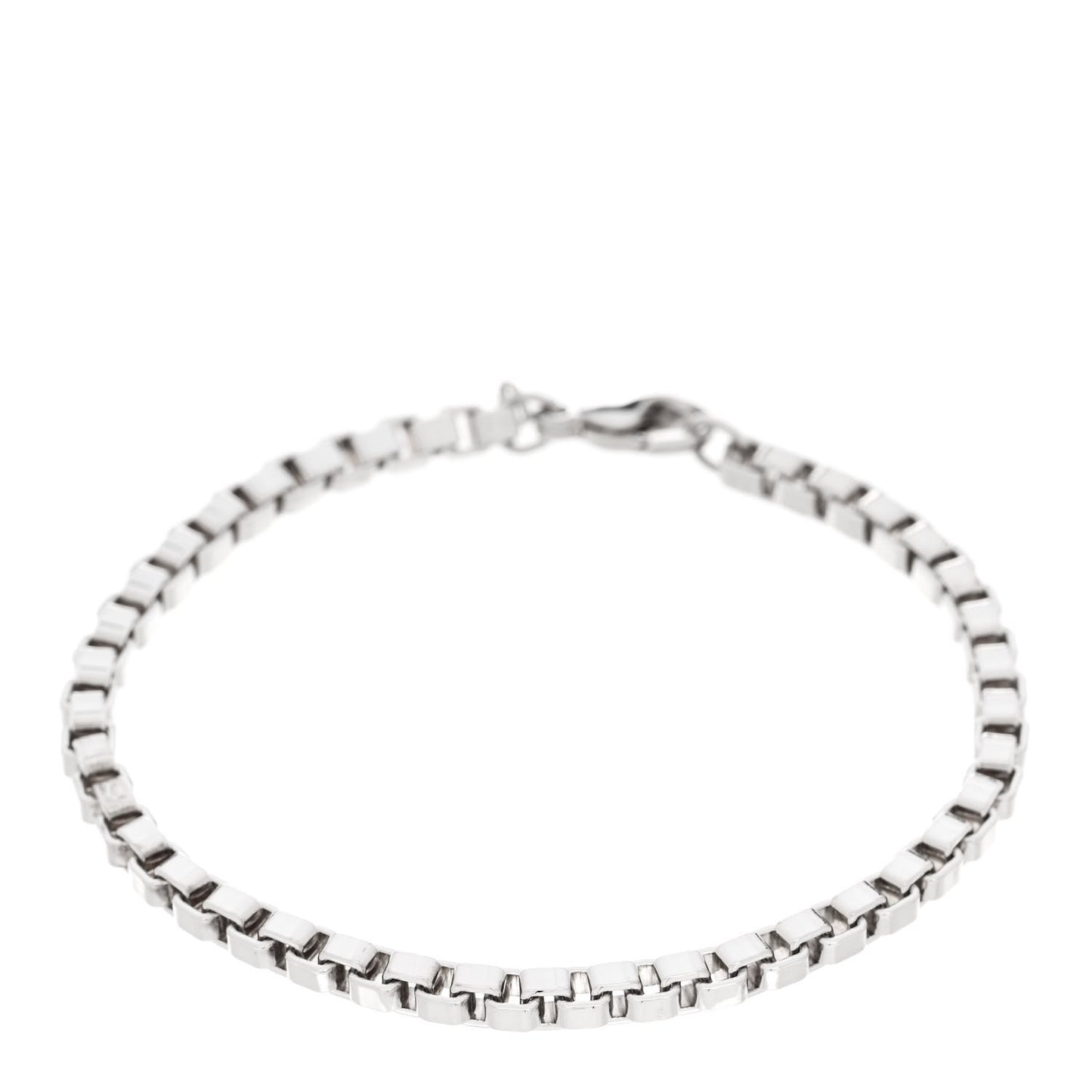 Sterling Silver 4mm Venetian Link Bracelet