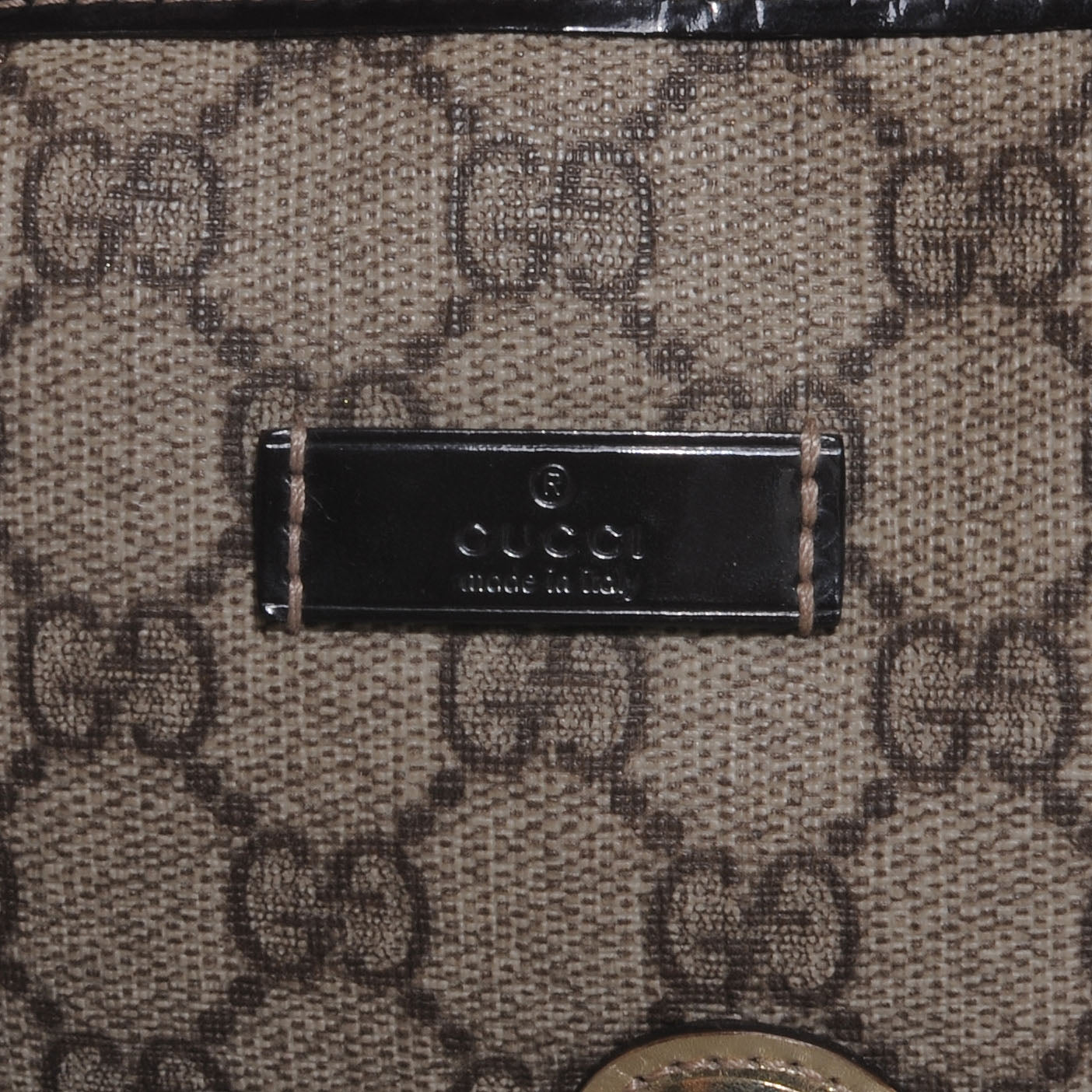 Monogram Guccissima Hearts Studded Medium Joy Boston Dark Brown