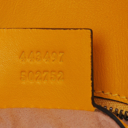 Gucci Calfskin Matelasse Small GG Marmont Shoulder Bag Stone Topaz 8 of 8