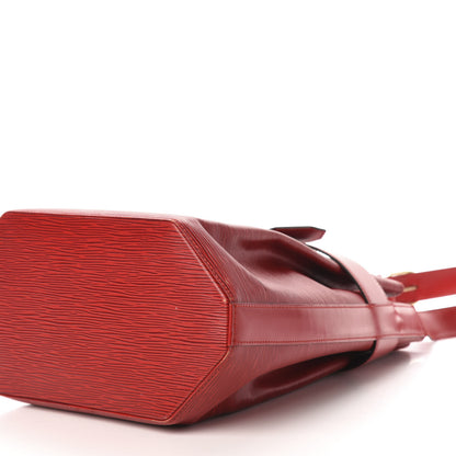 Louis Vuitton Epi Sac D'Epaule GM Castillan Red 9 of 11