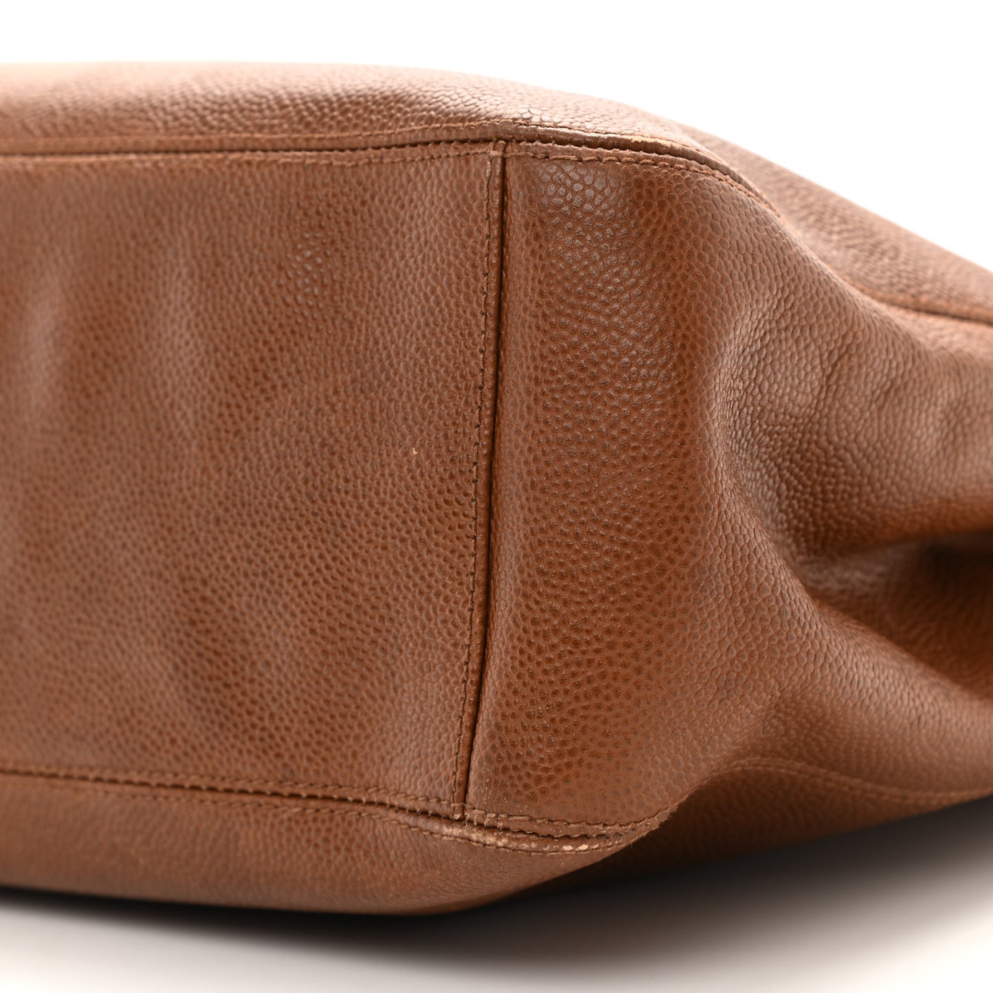 Caviar Shoulder Bag Brown