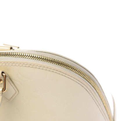 Louis Vuitton Vernis Alma PM Blanc Corail 10 of 15