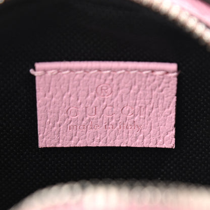 Gucci GG Supreme Monogram Psychedelic Round Shoulder Bag Black Multicolor Sugar Pink 6 of 10