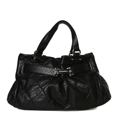 Chanel Lambskin Quilted Tote Black 1 of 14
