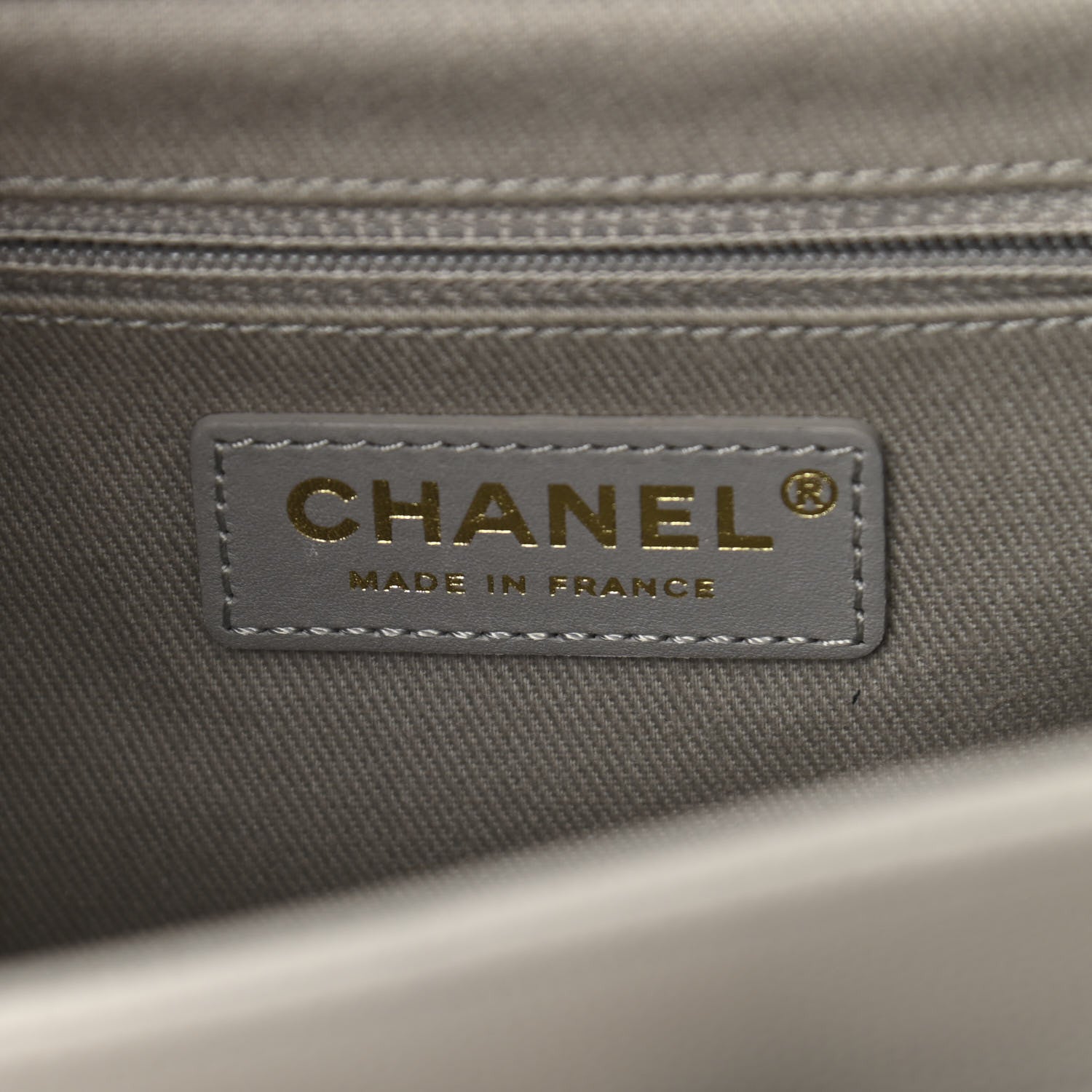Chanel Caviar Quilted Medium Business Affinity Flap Grey 6 of 10