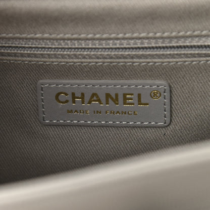 Chanel Caviar Quilted Medium Business Affinity Flap Grey 6 of 10
