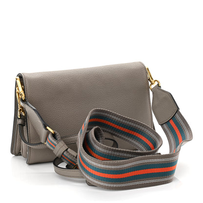 Prada Vitello Daino Flap Crossbody Argilla 3 of 10