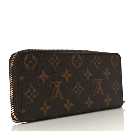Louis Vuitton Monogram Clemence Wallet Rose Ballerine 3 of 9