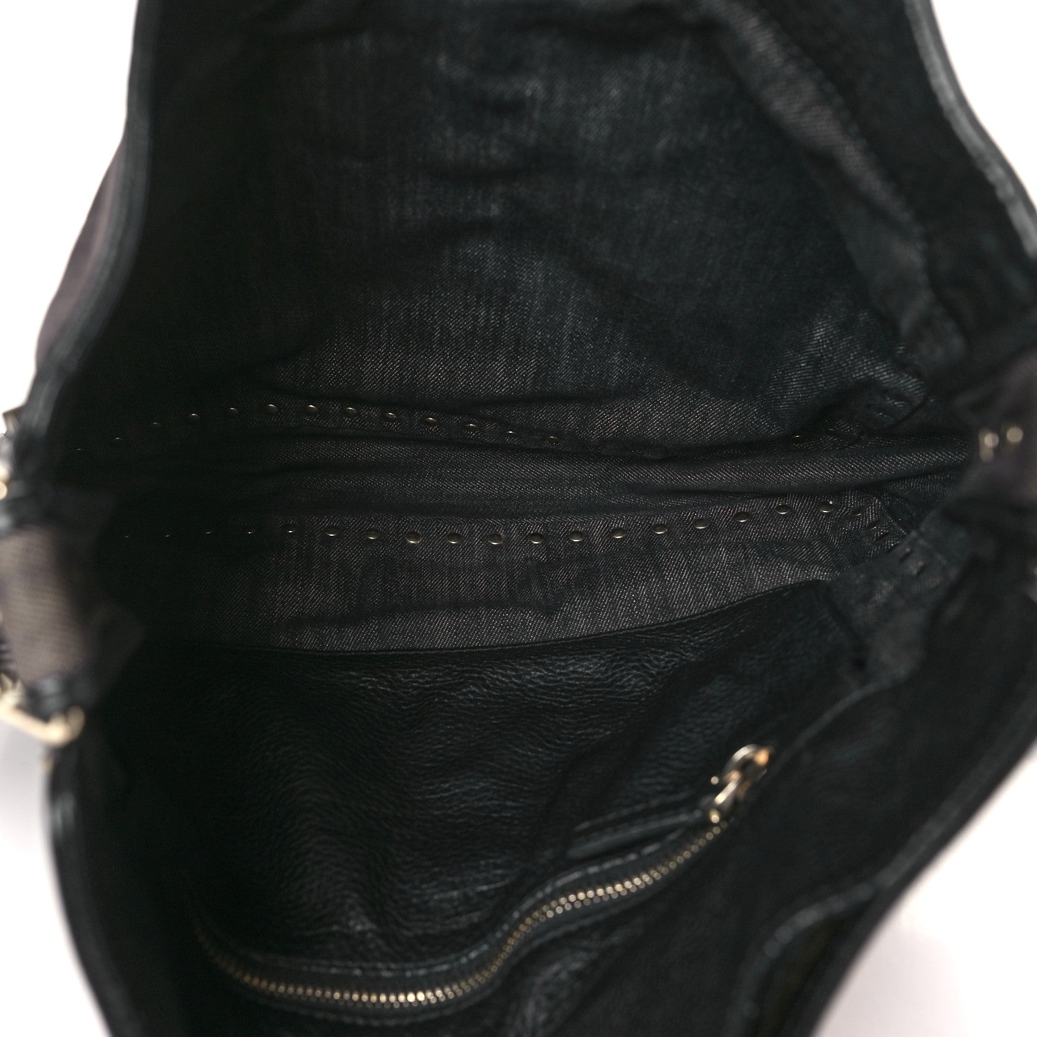 Valentino Garavani Denim Small Rockstud Flip-Lock Messenger Bag Blue 5 of 10