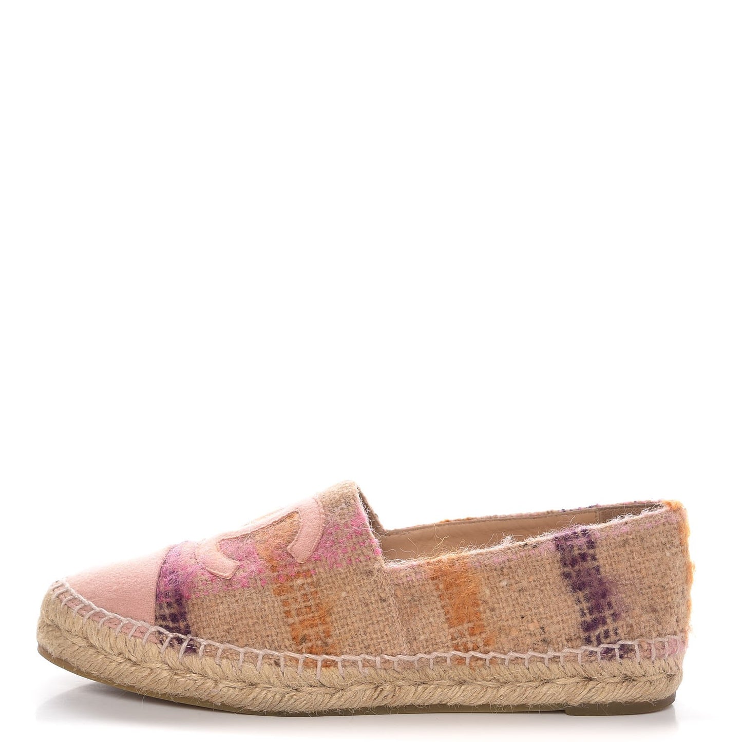 Tweed CC Espadrilles 38 Pink