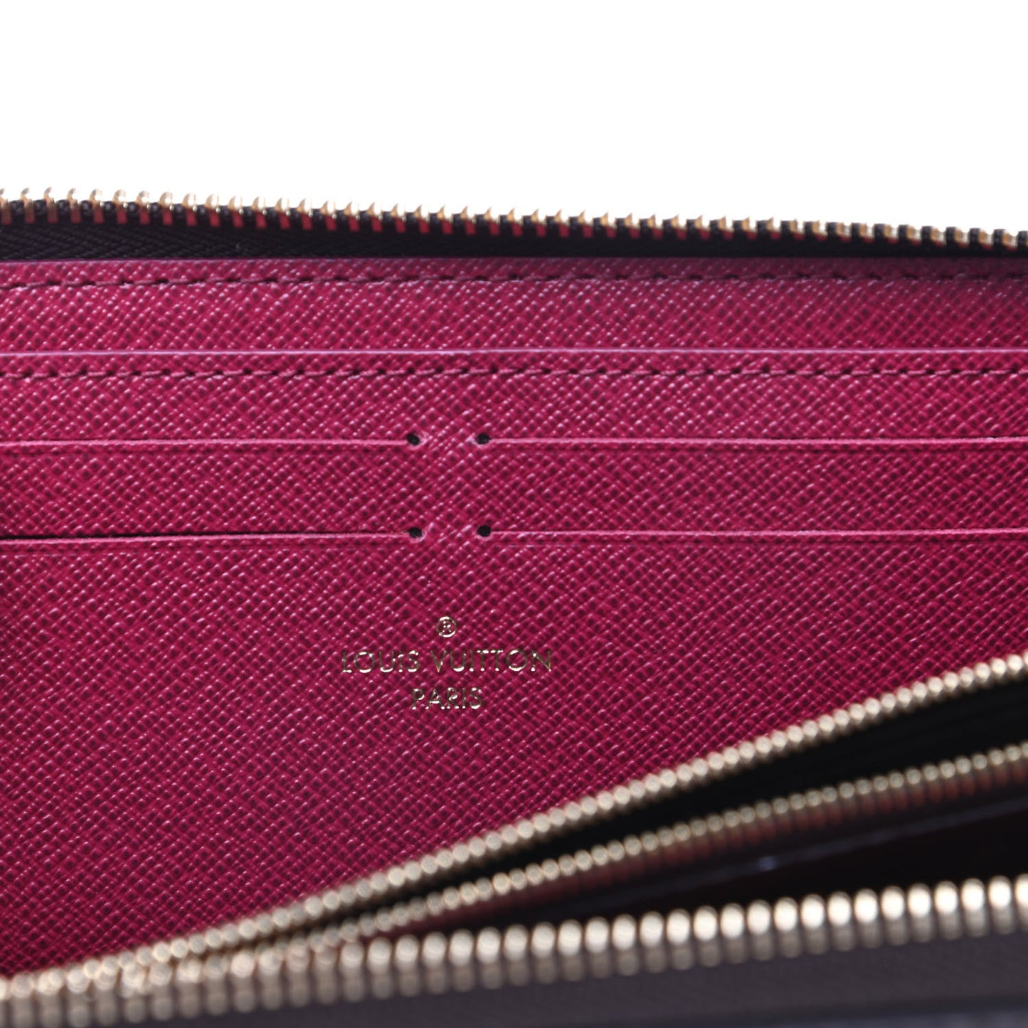 Monogram Clemence Wallet Fuchsia