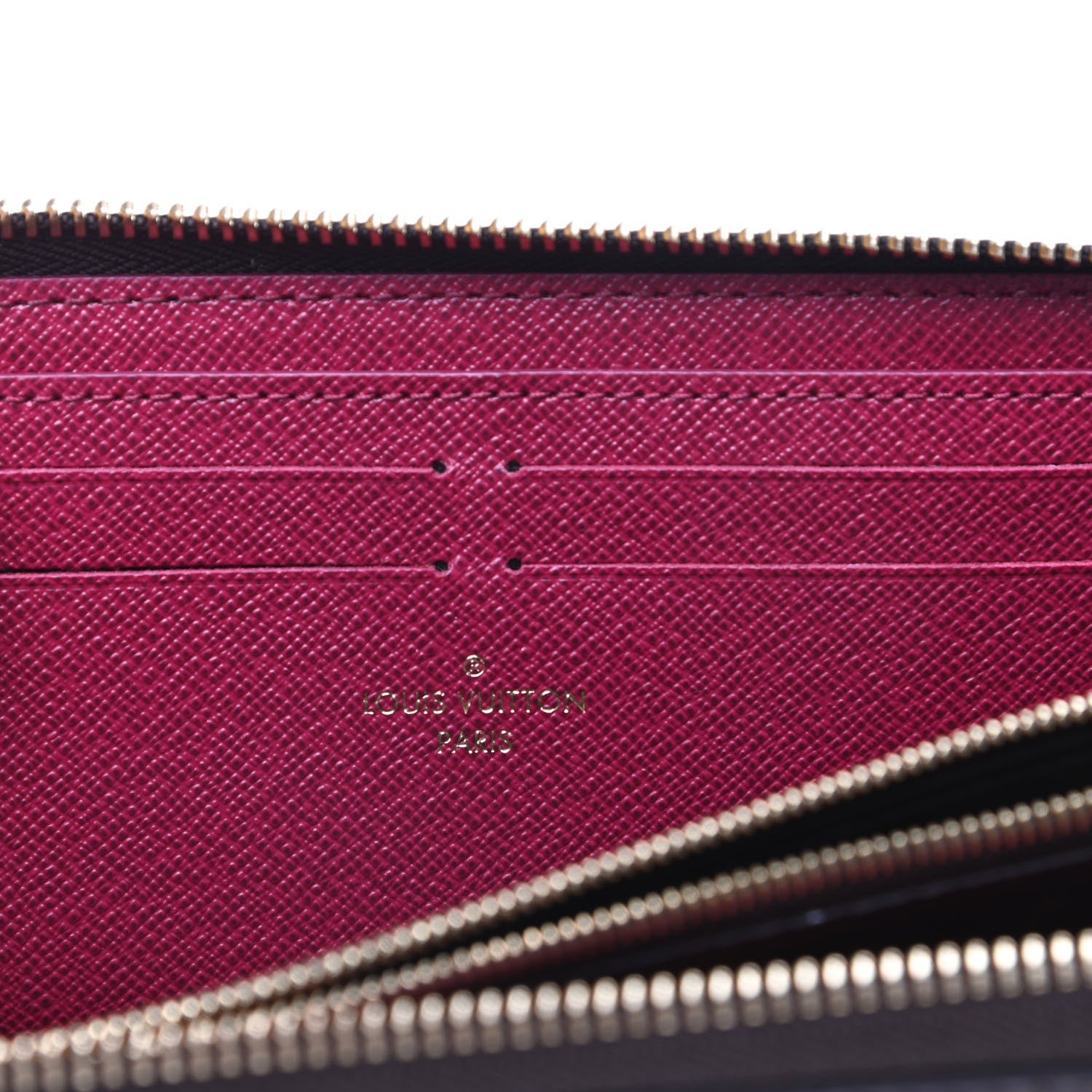 Louis Vuitton Monogram Clemence Wallet Fuchsia 6 of 9