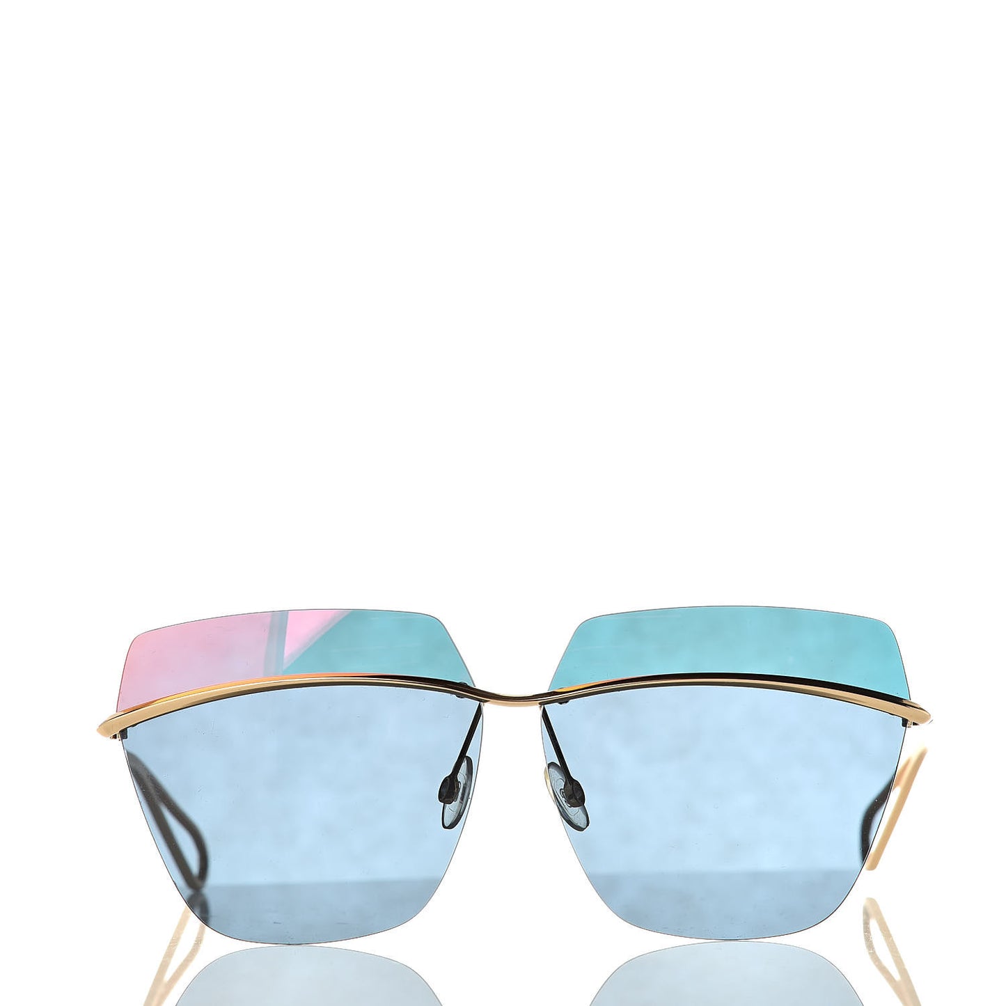 Metal DiorMetallic Sunglasses Orange Blue