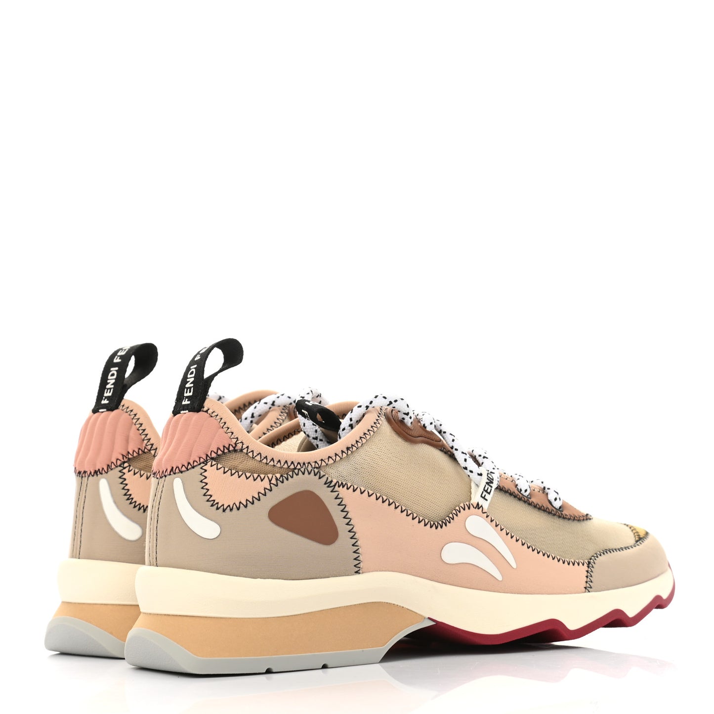 Technical Mesh Lycra FFreedom Patchwork Sneakers 36 Mosaico