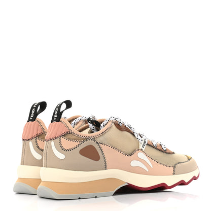 Fendi Technical Mesh Lycra FFreedom Patchwork Sneakers 36 Mosaico 4 of 8
