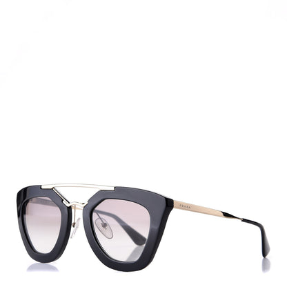 Prada Acetate Cinema Sunglasses SPR 09Q Black 1 of 7