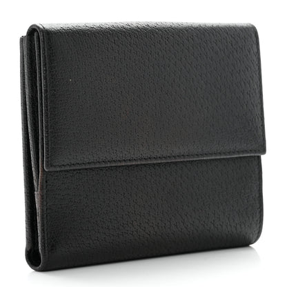 Gucci Calfskin Abbey Compact Wallet Black 3 of 8