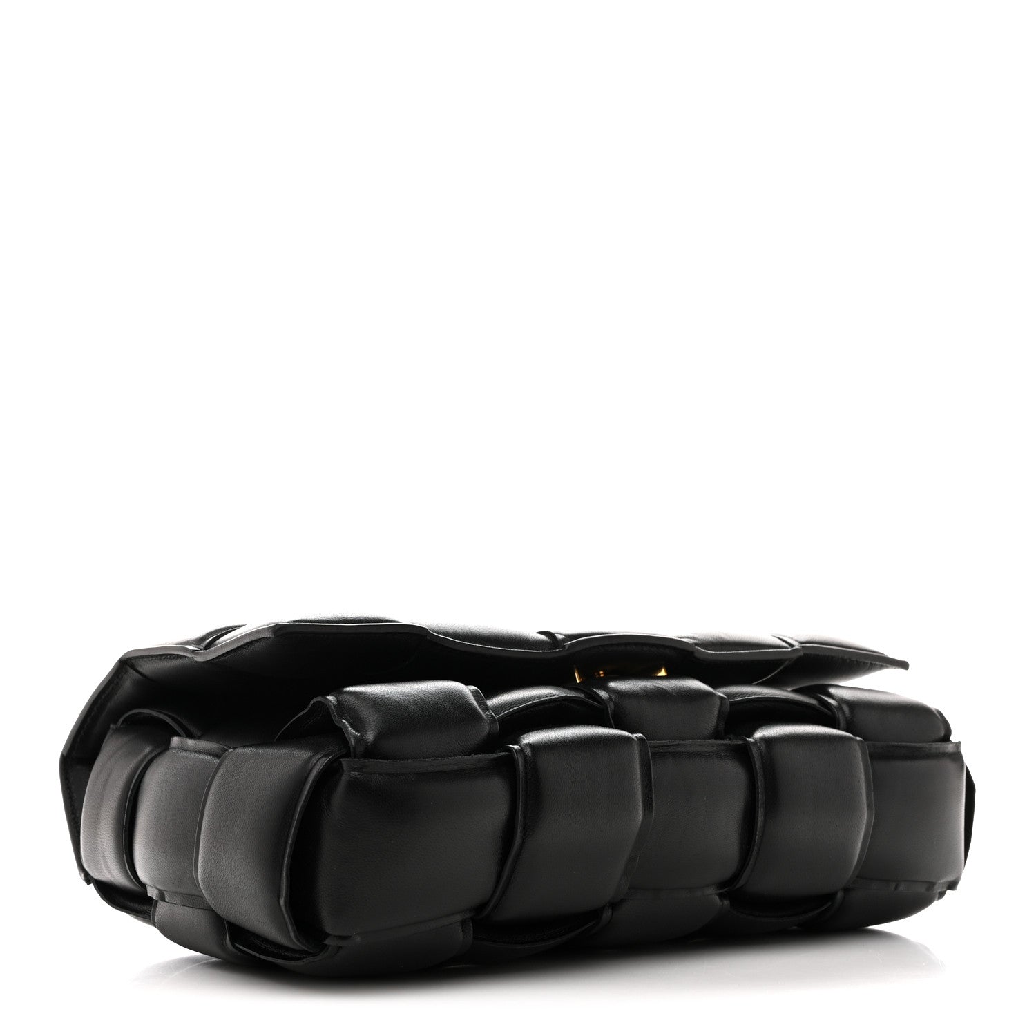 Bottega Veneta Paper Calfskin Maxi Intreccio Padded Cassette