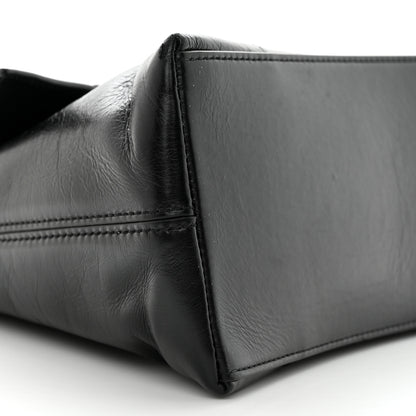 Balenciaga Paper Calfskin S Downtown Chain Shoulder Bag Black 9 of 10