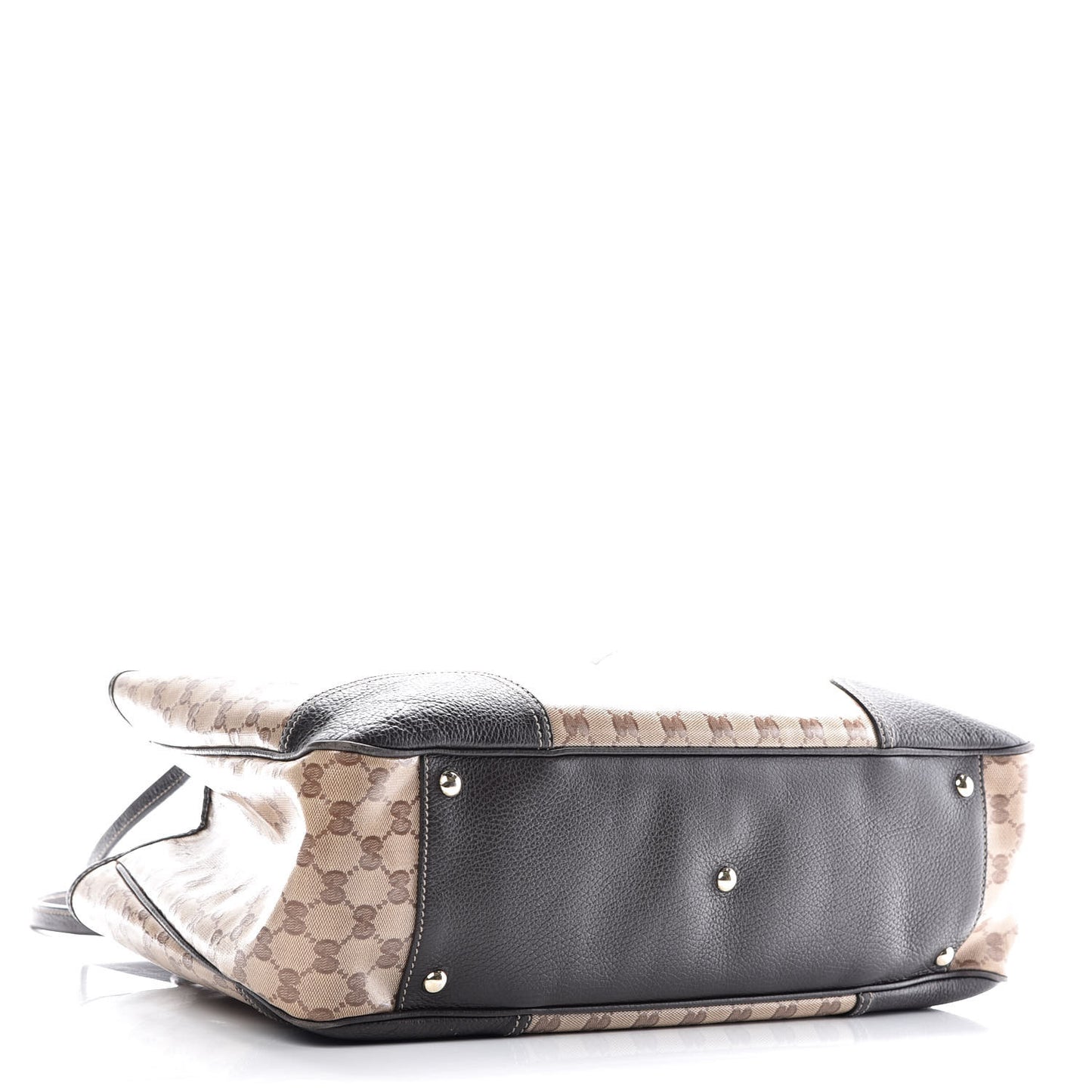 Crystal Monogram Large Princy Tote Dark Brown