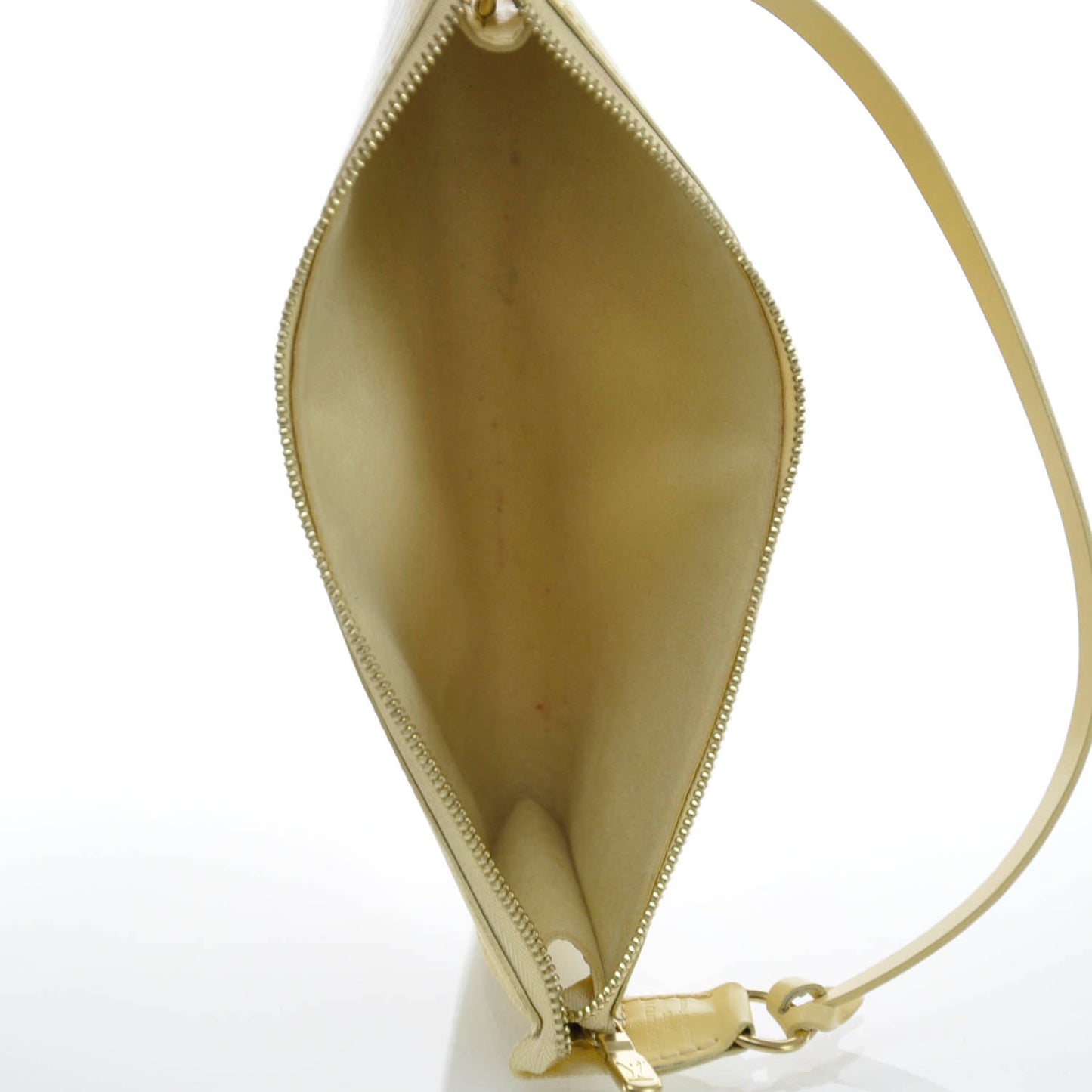 Epi Pochette Accessories 24 Bag Vanilla